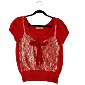 Vintage Reneevon London Red Blouse - perfect for holidays